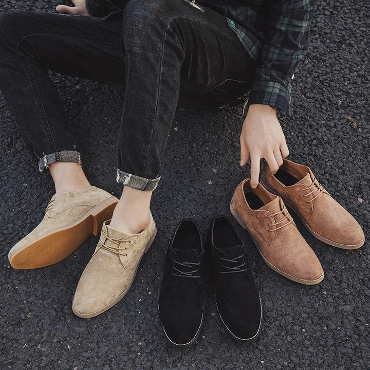 Theodore | Minimalist Lace-Up Derby Shoes