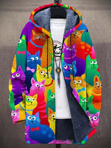 Ambrose | Artistic Print Hooded Jacket
