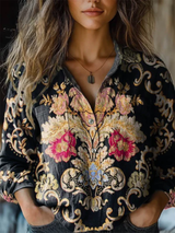 Regina | Ornate Floral Blouse