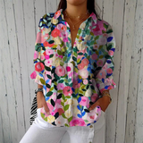 Genevra | Watercolor Bloom Blouse