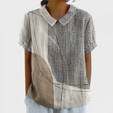 Lana | Shirt with Abstract Dots and Lines