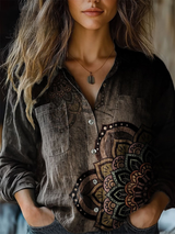 Danielle | Artful Print Blouse