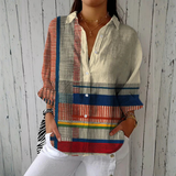 Regina | Artfull Colorblock Blouse