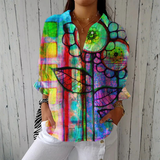 Adelia | Painterly Bloom Blouse