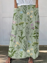 Hadley | Wildflower Print Pocket Skirt