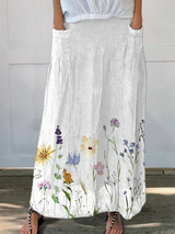 Rosabel | Floral Meadow Print Skirt