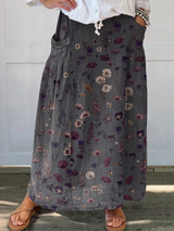 Carina | Floral Print Pocket Skirt