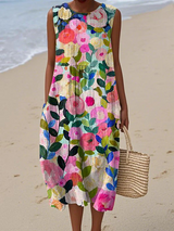 Ava™ Floral Midi Dress