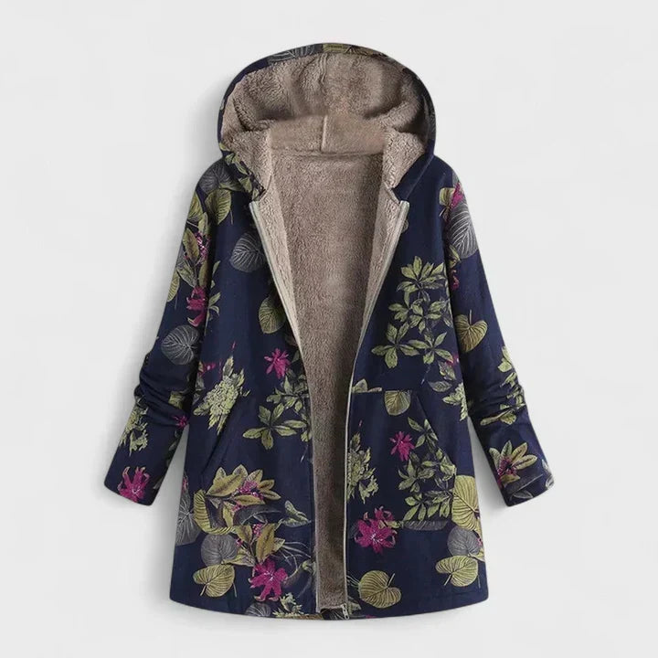 Harper | Floral Hooded Parka