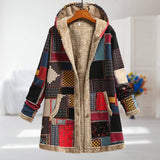 Bronwen | Hooded Patchwork Coat