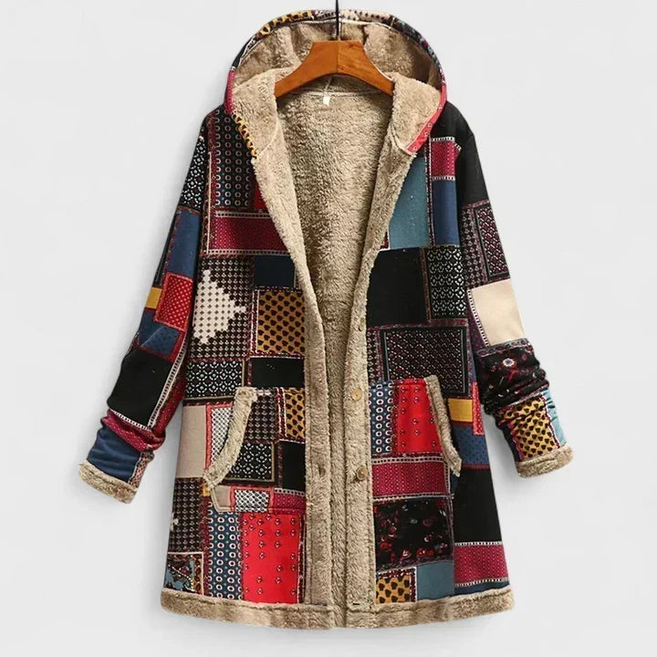 Harper | Floral Hooded Parka