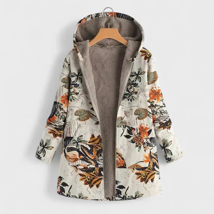 Harper | Floral Hooded Parka