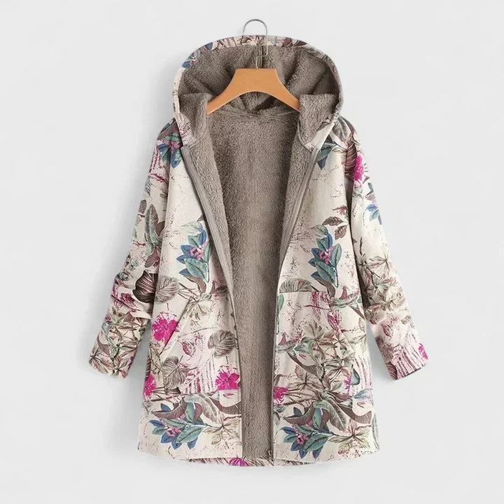 Harper | Floral Hooded Parka