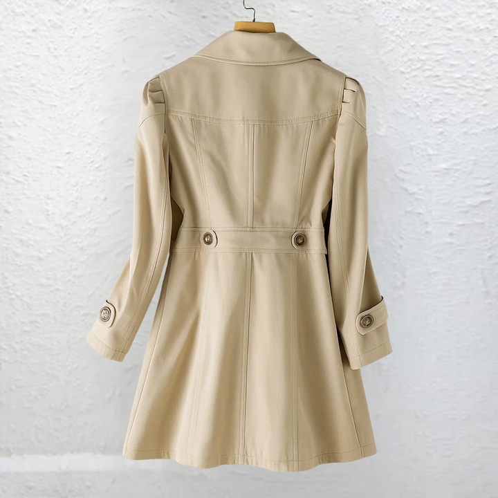 Cassia | Refined Mid-Length Trench Coat