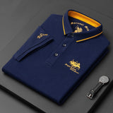 Sterling | Men's Embroidered Contrast Collar Polo Shirt