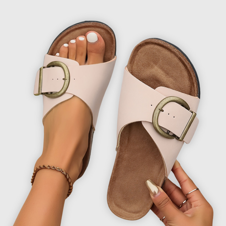 Diana | Contoured Buckle Sandals