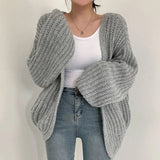 Penelope | Oversized Chunky-Knit Cardigan