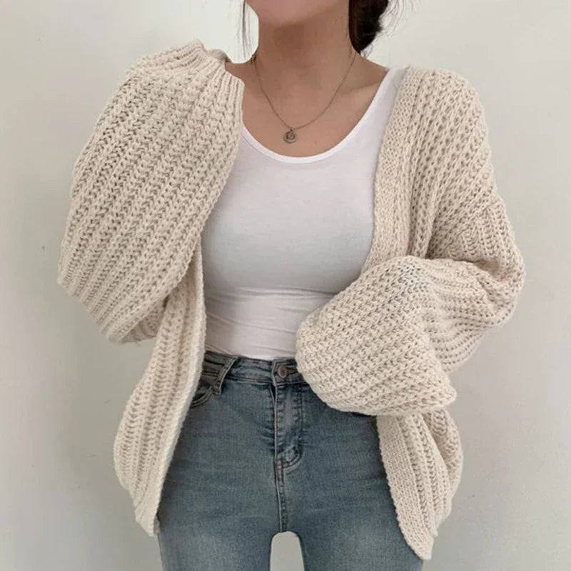 Penelope | Oversized Chunky-Knit Cardigan