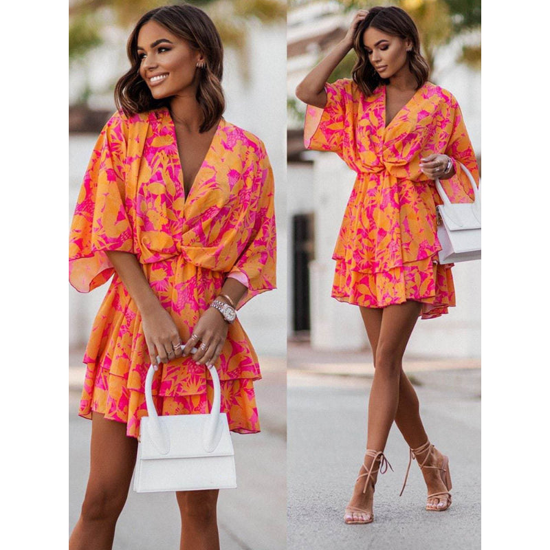 Liana | Breezy Ruffle Wrap Dress