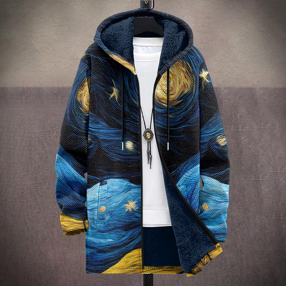 Thatcher | Artful Hooded Cardigan