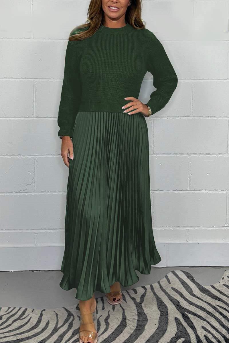 Sabina | Elegant Pleated Two-Piece Set