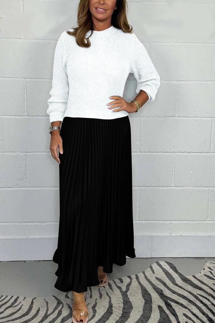 Sabina | Elegant Pleated Two-Piece Set