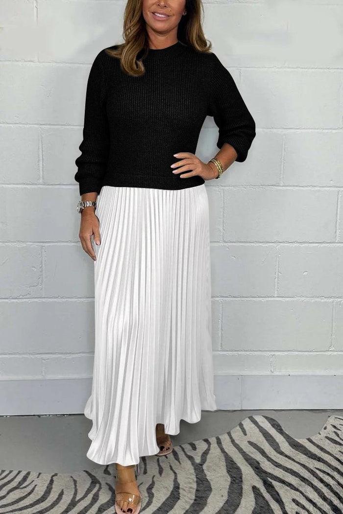 Sabina | Elegant Pleated Two-Piece Set