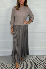 Sabina | Elegant Pleated Two-Piece Set