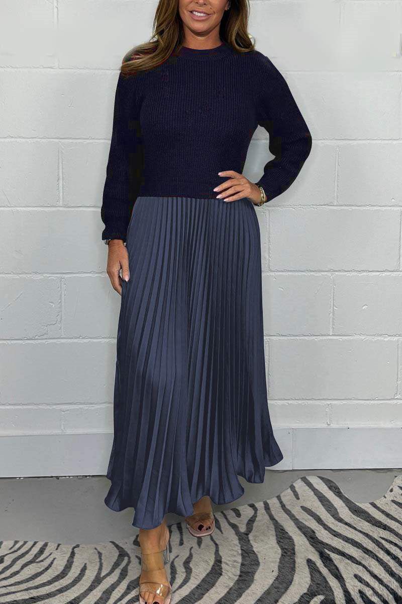 Sabina | Elegant Pleated Two-Piece Set