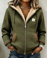 Delilah | Cozy Quilted Zip-Up Hooded Jacket