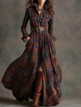 Lorna | Belted Maxi Shirt Dress