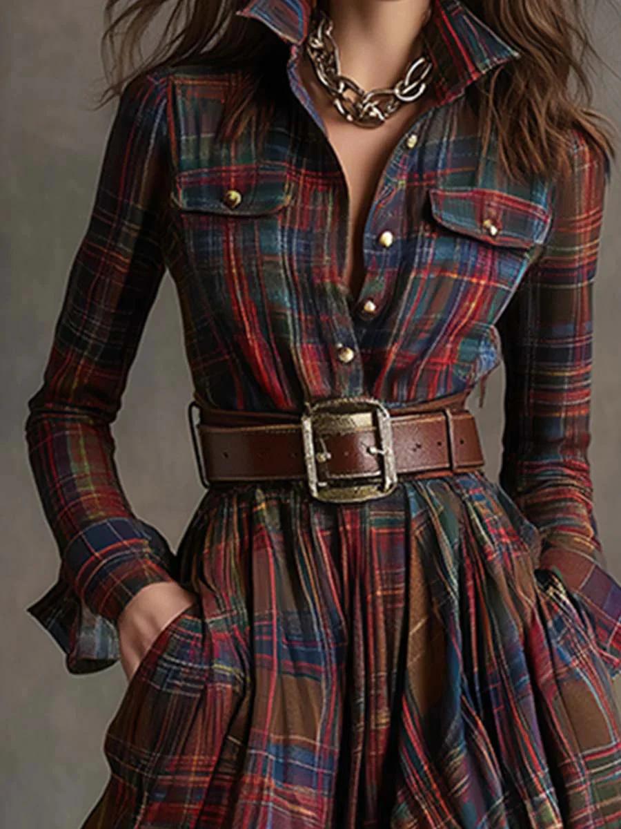 Lorna | Belted Maxi Shirt Dress