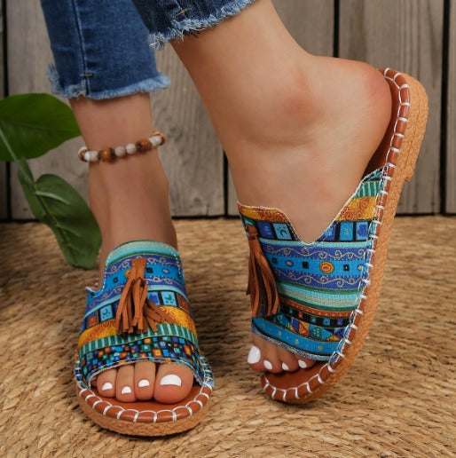 Noreen | Cushioned Comfort Slide Sandals