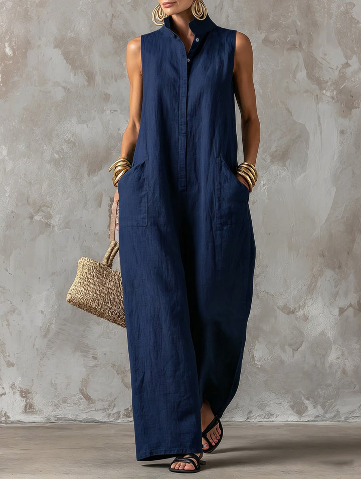 Esther | Relaxed Sleeveless Jumpsuit