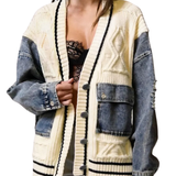 Francesca | Relaxed Patchwork Cardigan