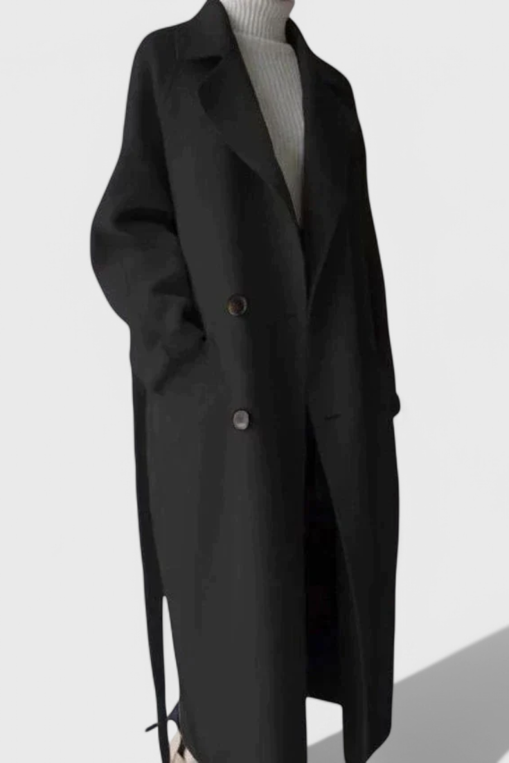 Cecily | Belted Longline Coat