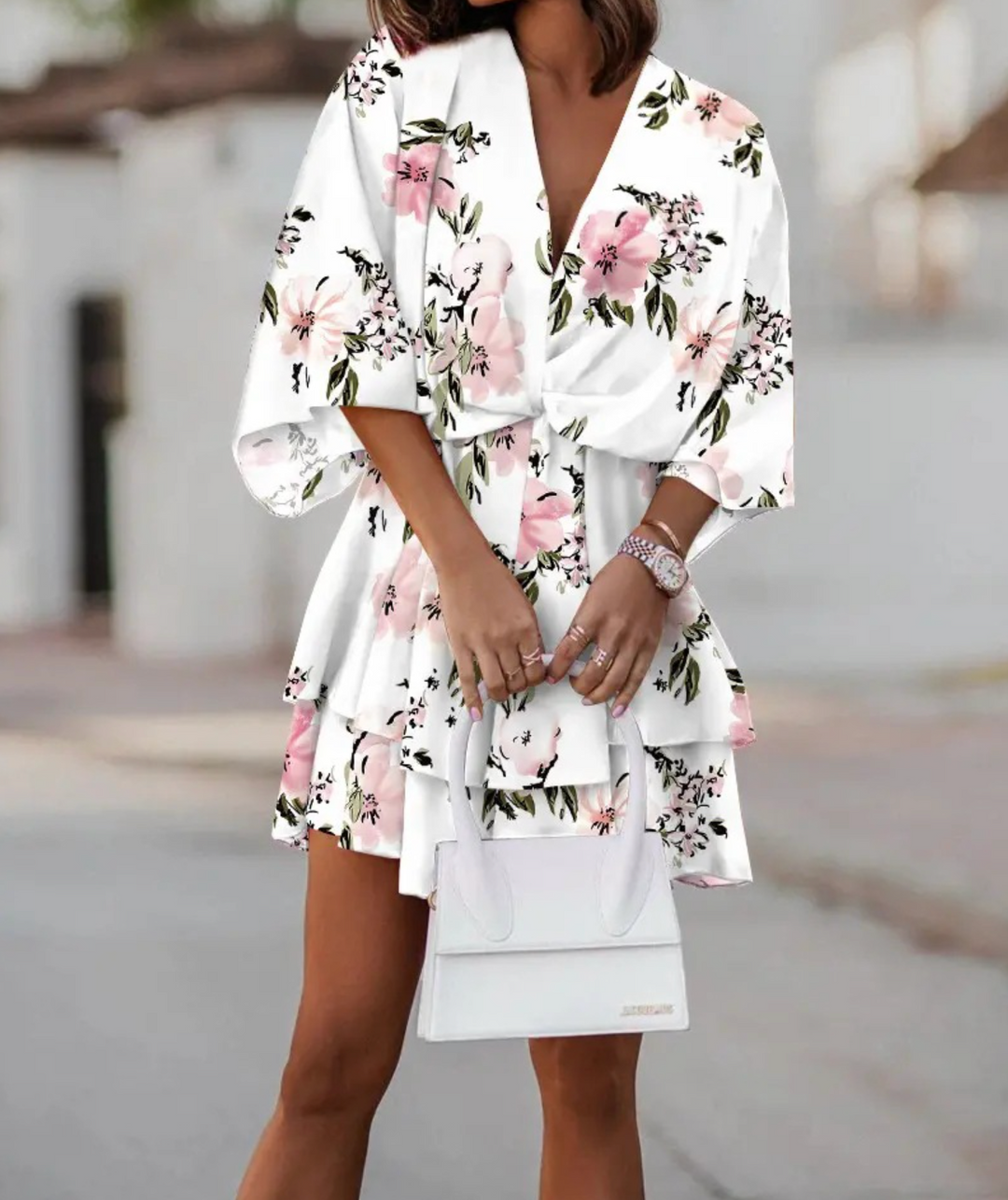 Liana | Breezy Ruffle Wrap Dress