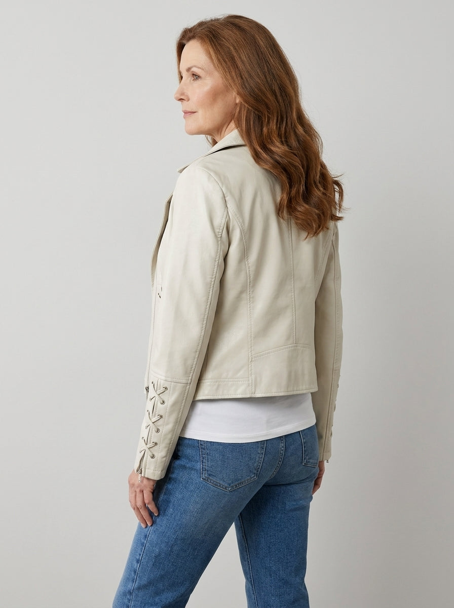 Jocelyn | Laced Biker Jacket
