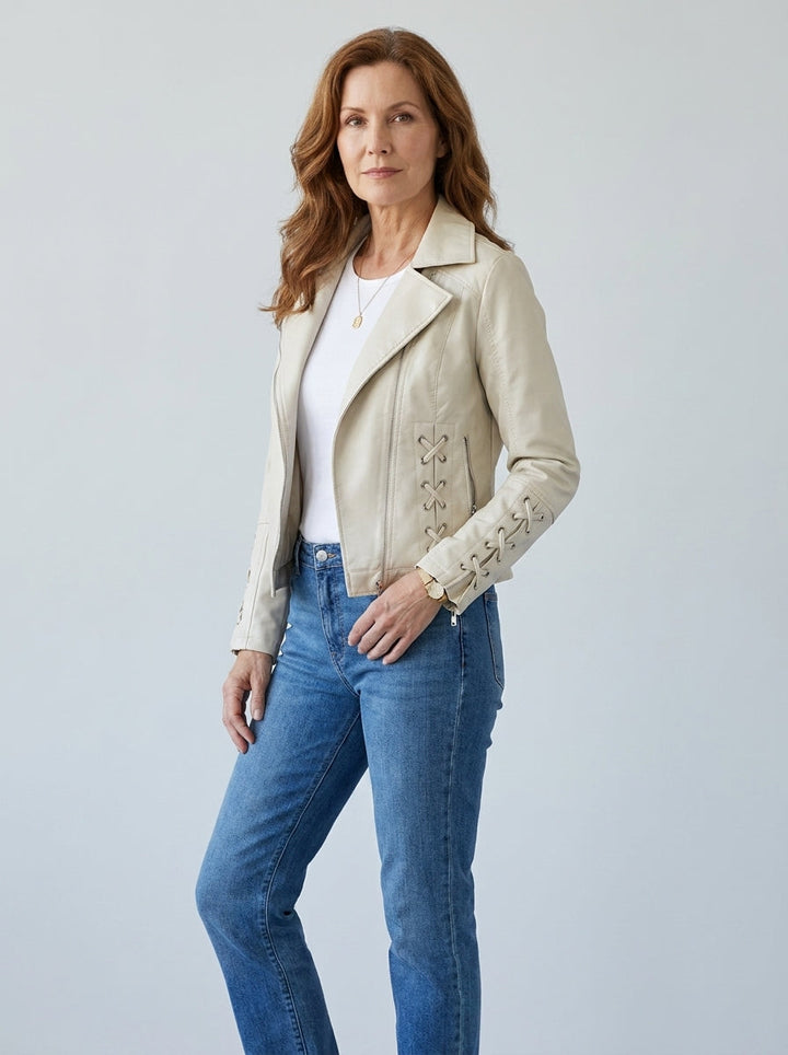 Jocelyn | Laced Biker Jacket