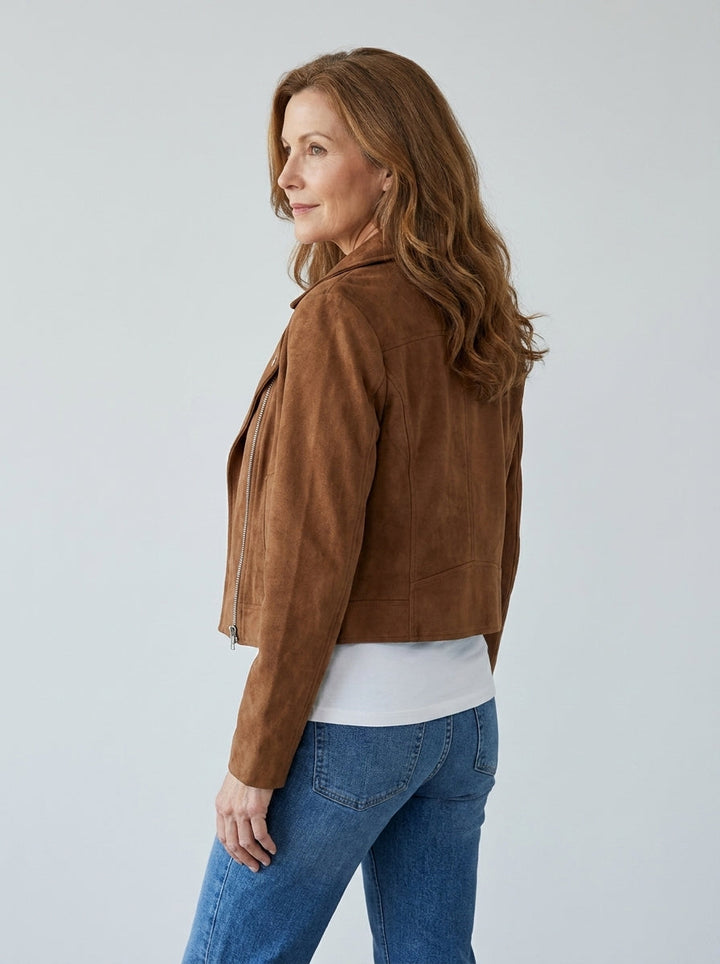 Adelia | Cropped Biker Jacket