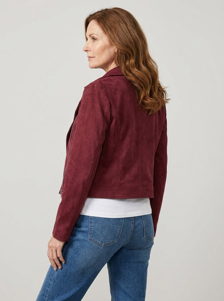 Adelia | Cropped Biker Jacket