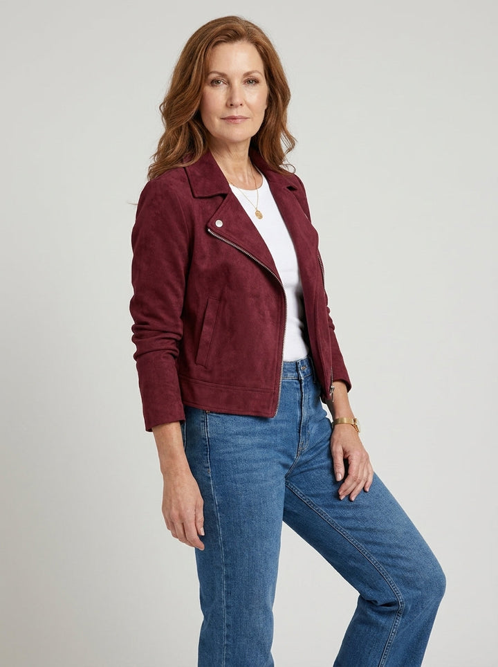 Adelia | Cropped Biker Jacket