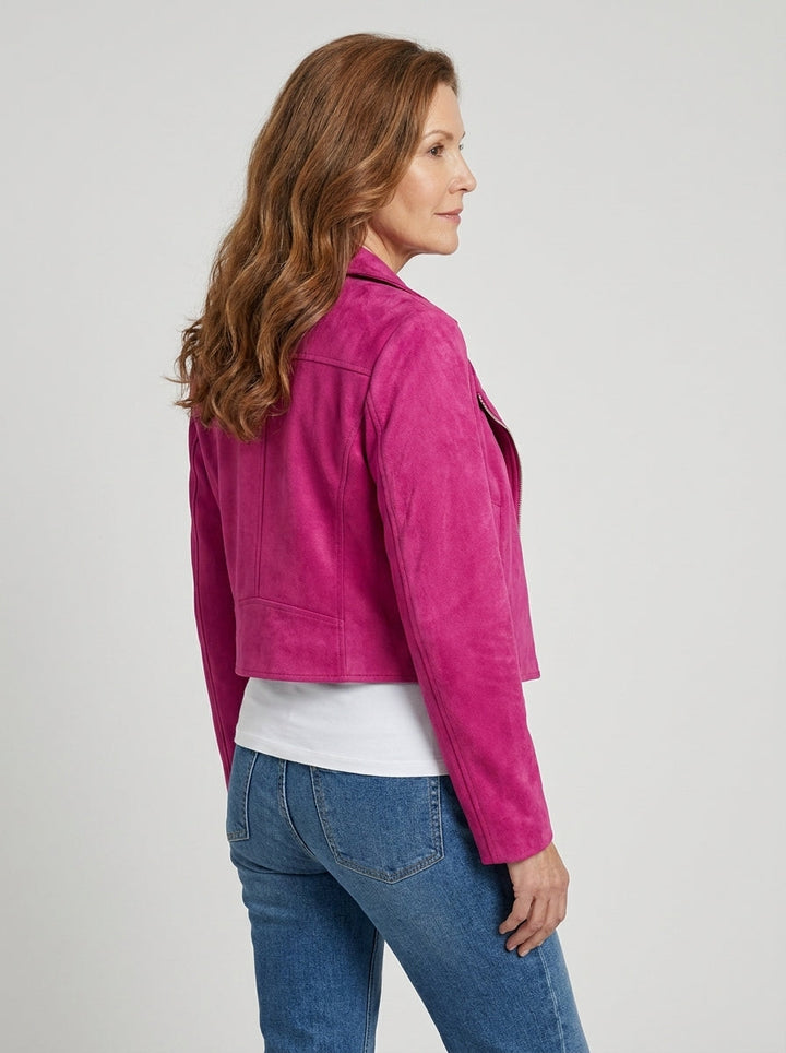 Adelia | Cropped Biker Jacket