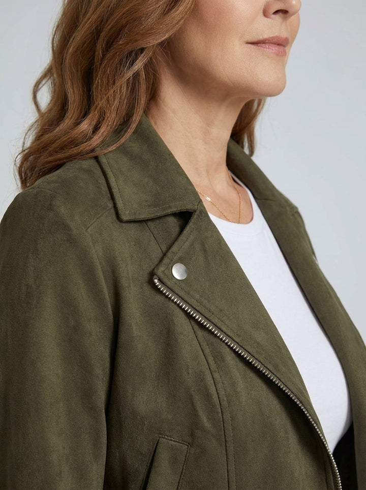 Adelia | Cropped Biker Jacket