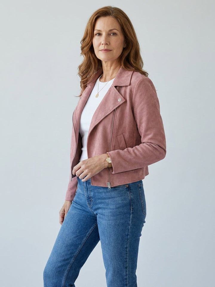 Adelia | Cropped Biker Jacket