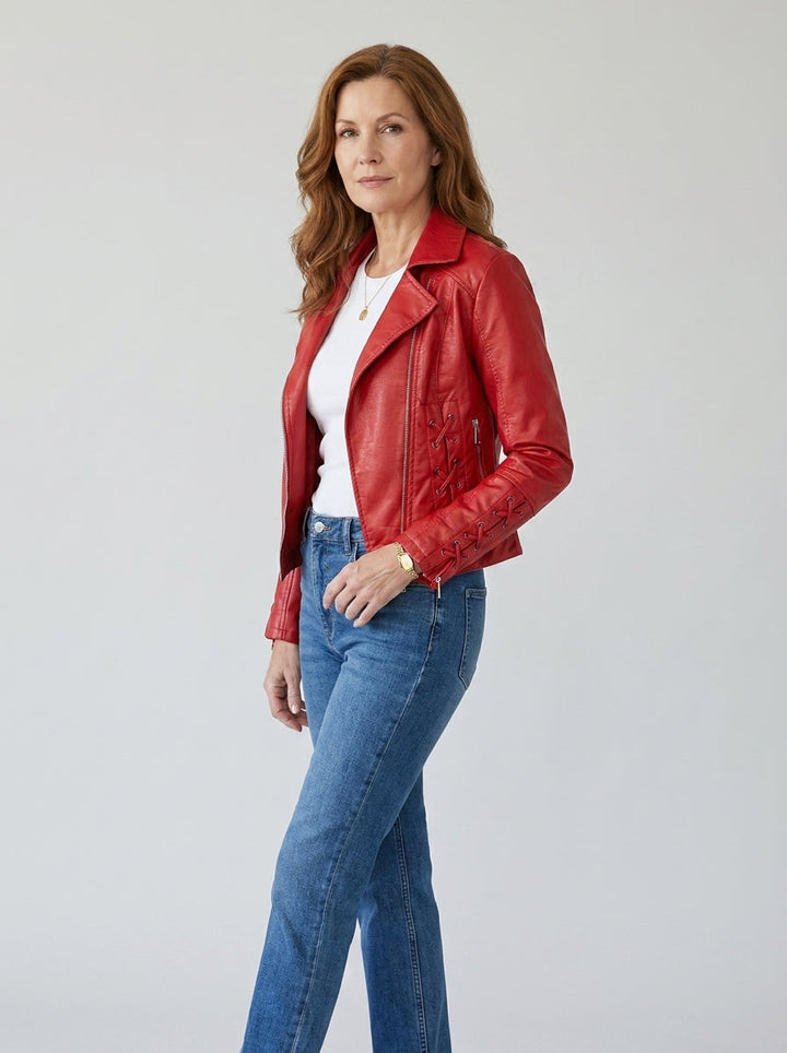 Jocelyn | Laced Biker Jacket