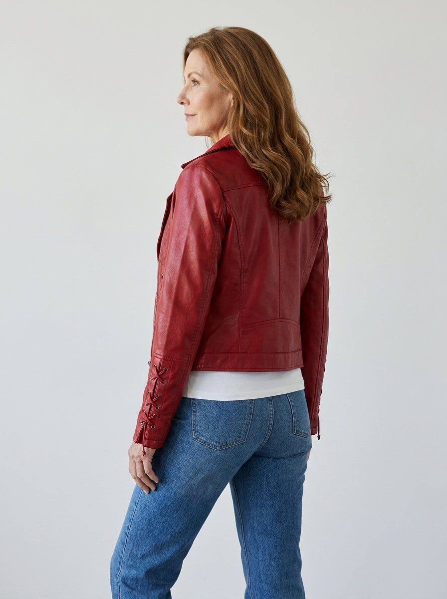 Jocelyn | Laced Biker Jacket