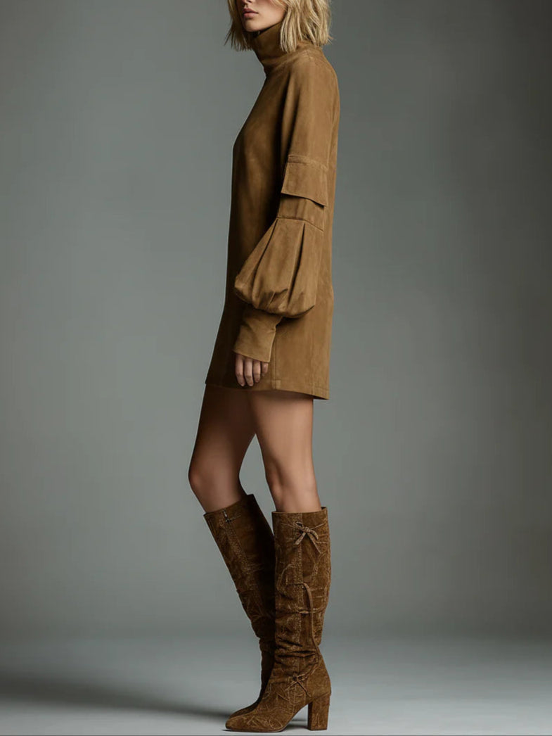 Phoebe | High-Neck Mini Dress
