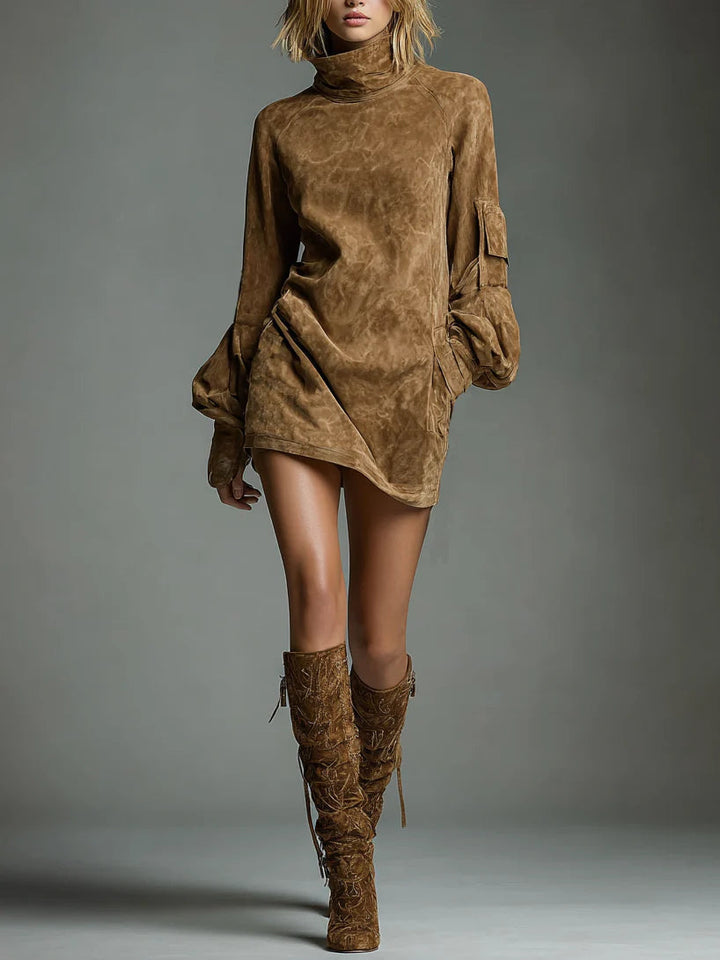 Phoebe | High-Neck Mini Dress