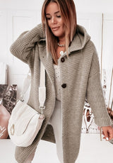 Diane | Hooded Longline Cardigan
